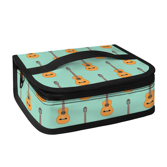 Classical Guitar Pattern Print Small Lunch Bag