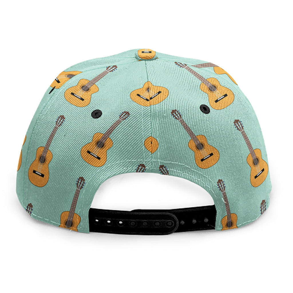 Classical Guitar Pattern Print Snapback Cap
