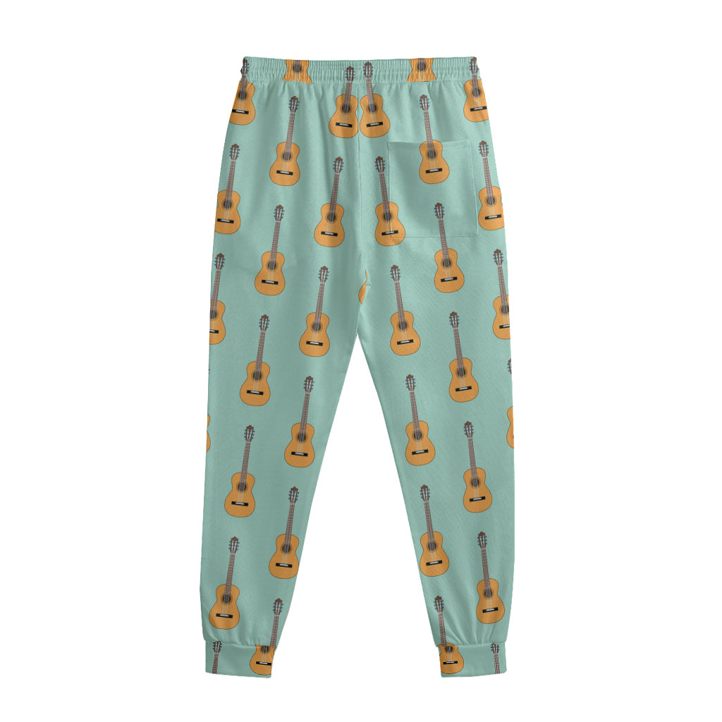 Classical Guitar Pattern Print Sweatpants