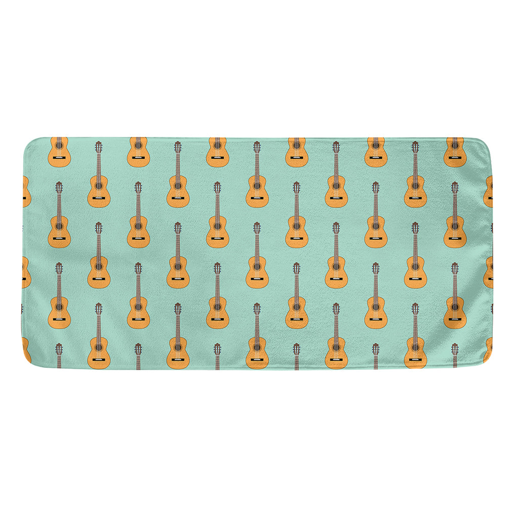 Classical Guitar Pattern Print Towel