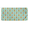 Classical Guitar Pattern Print Towel