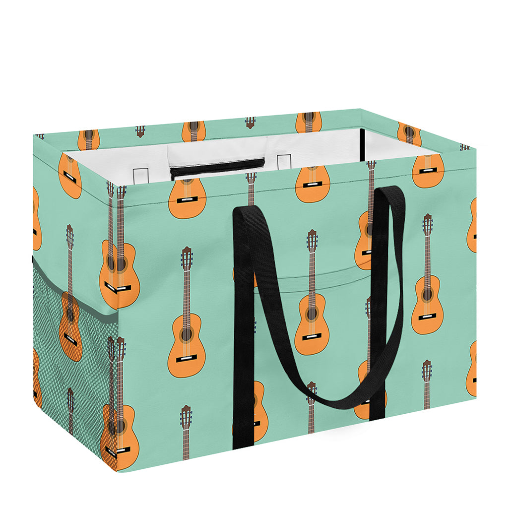Classical Guitar Pattern Print Utility Tote Bag