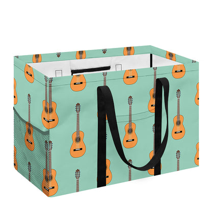 Classical Guitar Pattern Print Utility Tote Bag