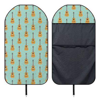 Classical Guitar Pattern Print Waterproof Car Seat Cover