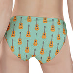 Classical Guitar Pattern Print Women's Panties