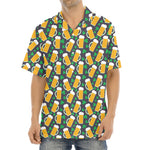 Clover And Beer St. Patrick's Day Print Aloha Shirt