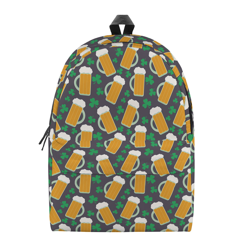 Clover And Beer St. Patrick's Day Print Backpack