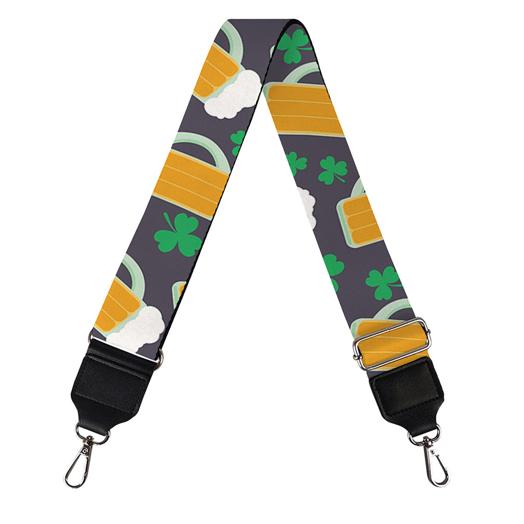 Clover And Beer St. Patrick's Day Print Bag Strap