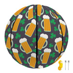 Clover And Beer St. Patrick's Day Print Basketball