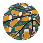 Clover And Beer St. Patrick's Day Print Basketball