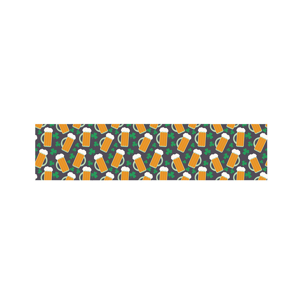 Clover And Beer St. Patrick's Day Print Bed Runner