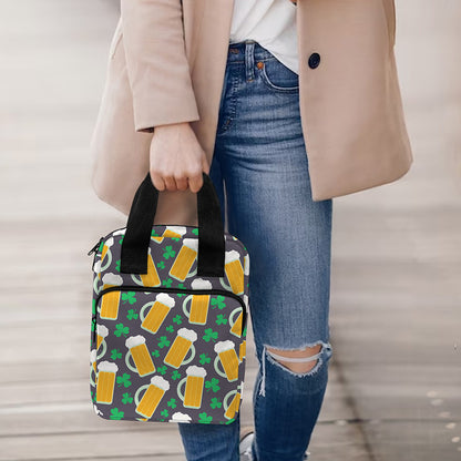 Clover And Beer St. Patrick's Day Print Bible Tote Bag