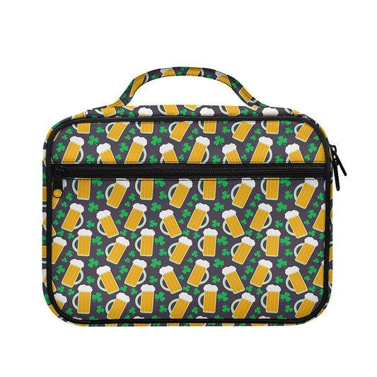 Clover And Beer St. Patrick's Day Print Briefcase Bible Bag