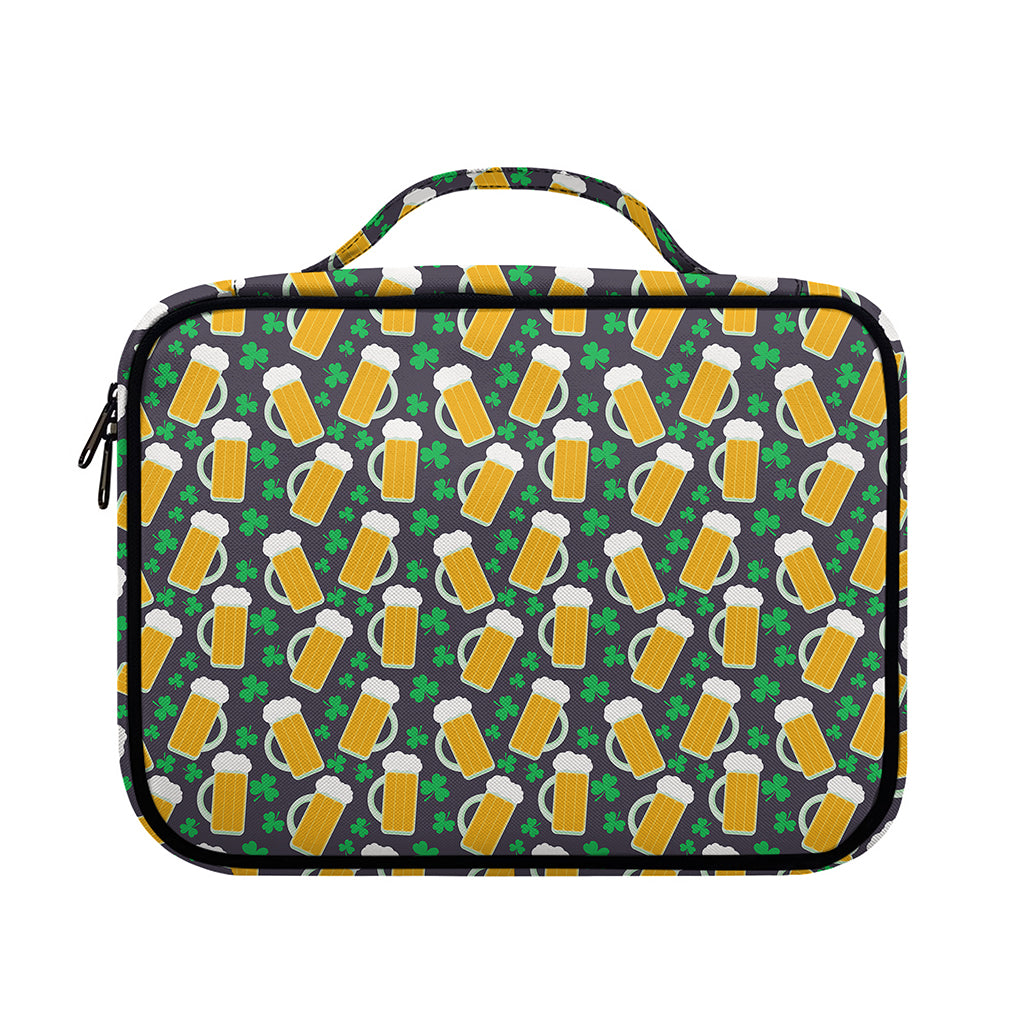 Clover And Beer St. Patrick's Day Print Briefcase Bible Bag