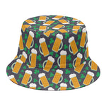 Clover And Beer St. Patrick's Day Print Bucket Hat