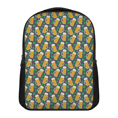 Clover And Beer St. Patrick's Day Print Casual Backpack