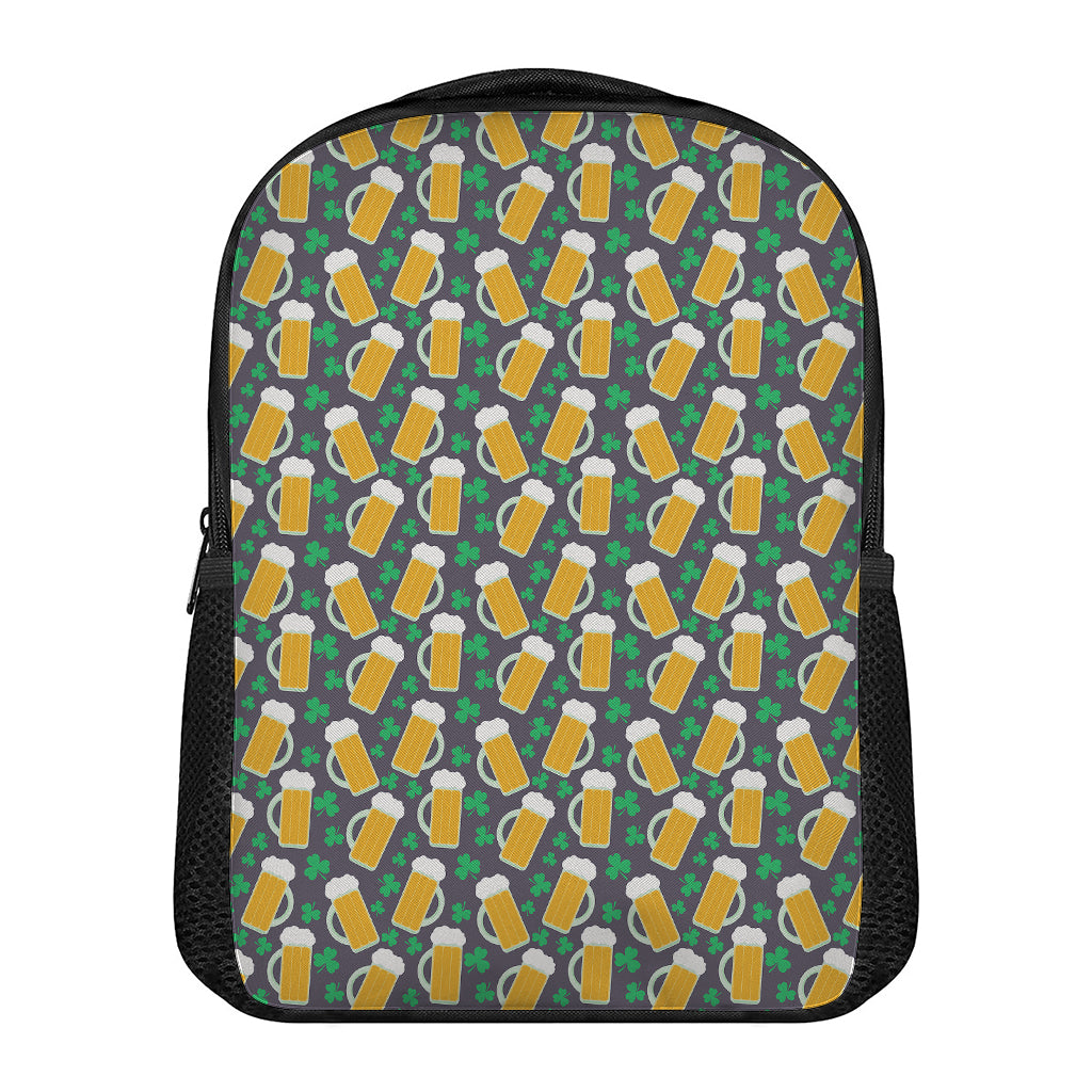 Clover And Beer St. Patrick's Day Print Casual Backpack