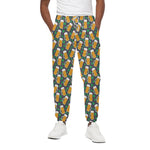 Clover And Beer St. Patrick's Day Print Cotton Pants
