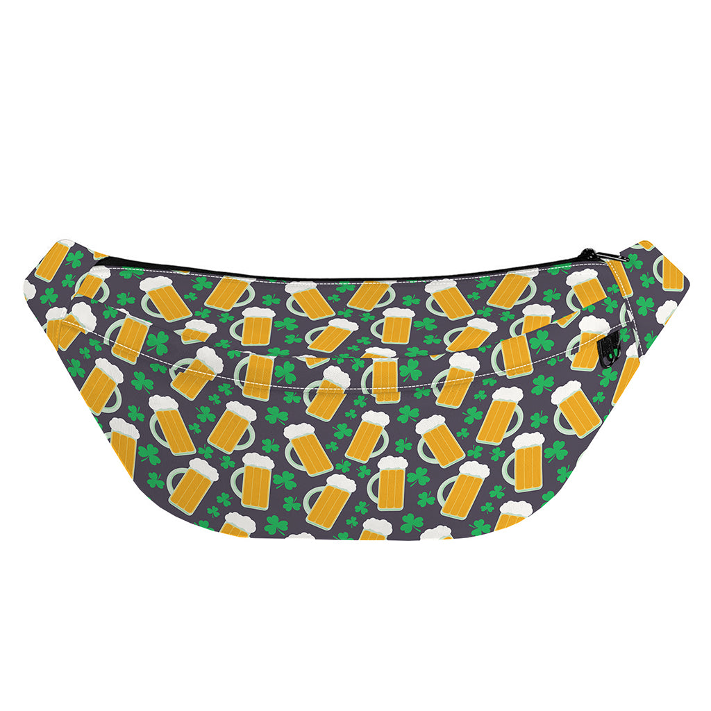 Clover And Beer St. Patrick's Day Print Fanny Pack