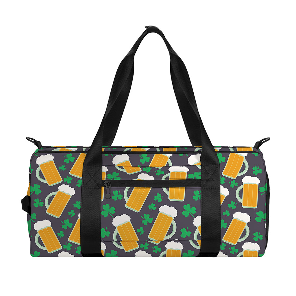 Clover And Beer St. Patrick's Day Print Gym Bag