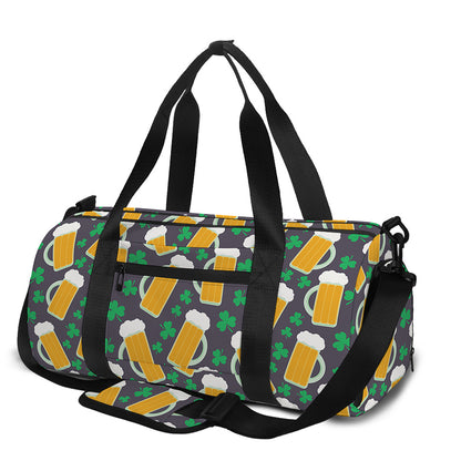 Clover And Beer St. Patrick's Day Print Gym Bag