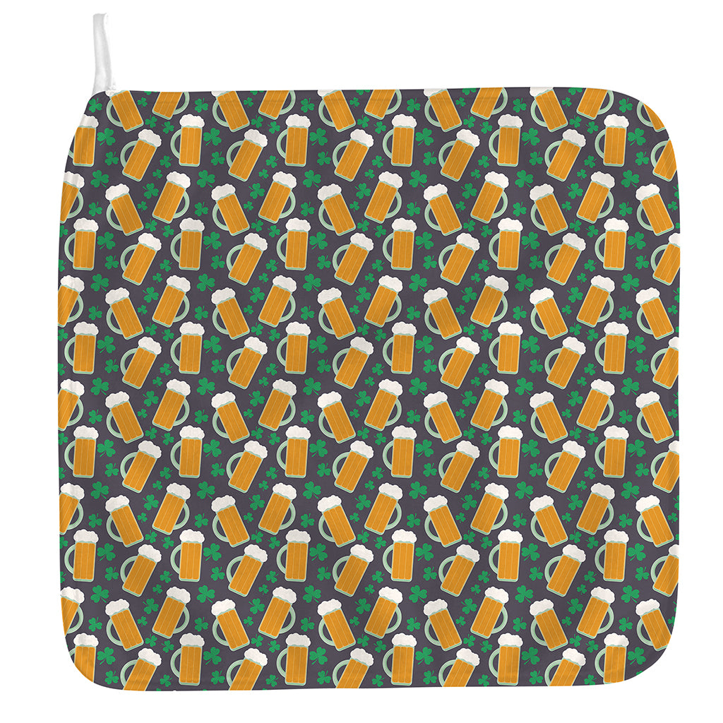 Clover And Beer St. Patrick's Day Print Hand Towel