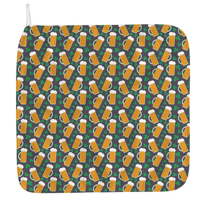 Clover And Beer St. Patrick's Day Print Hand Towel