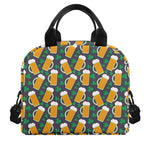 Clover And Beer St. Patrick's Day Print Insulated Lunch Bag