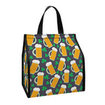 Clover And Beer St. Patrick's Day Print Insulated Lunch Tote