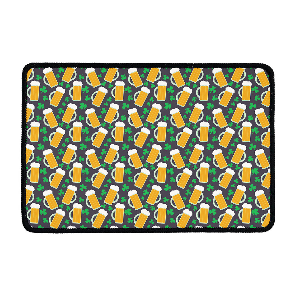 Clover And Beer St. Patrick's Day Print Kitchen Mat