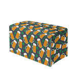 Clover And Beer St. Patrick's Day Print Leather Tissue Box Cover