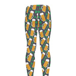 Clover And Beer St. Patrick's Day Print Men's leggings