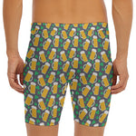 Clover And Beer St. Patrick's Day Print Men's Long Boxer Briefs