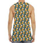 Clover And Beer St. Patrick's Day Print Men's Muscle Tank Top