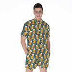 Clover And Beer St. Patrick's Day Print Men's Rompers