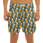 Clover And Beer St. Patrick's Day Print Men's Split Running Shorts