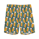 Clover And Beer St. Patrick's Day Print Men's Sports Shorts