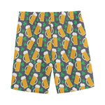 Clover And Beer St. Patrick's Day Print Men's Sports Shorts