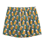 Clover And Beer St. Patrick's Day Print Mesh Shorts