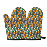 Clover And Beer St. Patrick's Day Print Oven Mitts