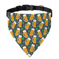 Clover And Beer St. Patrick's Day Print Over The Collar Dog Bandana