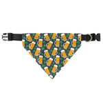 Clover And Beer St. Patrick's Day Print Over The Collar Dog Bandana