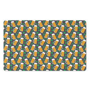 Clover And Beer St. Patrick's Day Print Polyester Doormat