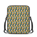 Clover And Beer St. Patrick's Day Print Rectangular Crossbody Bag