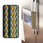 Clover And Beer St. Patrick's Day Print Refrigerator Handle Covers