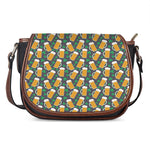 Clover And Beer St. Patrick's Day Print Saddle Bag