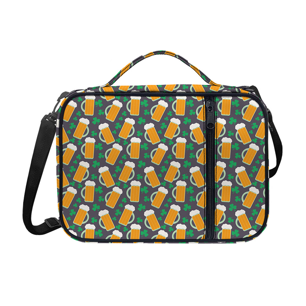Clover And Beer St. Patrick's Day Print Shoulder Strap Bible Bag
