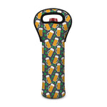 Clover And Beer St. Patrick's Day Print Single Neoprene Wine Tote