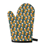 Clover And Beer St. Patrick's Day Print Single Oven Mitt