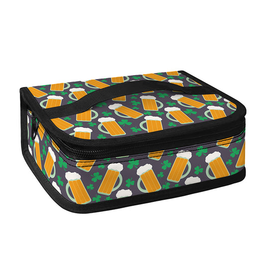 Clover And Beer St. Patrick's Day Print Small Lunch Bag